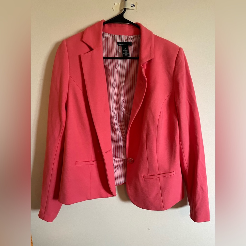 Lane Bryant Coral blazer: size 18
